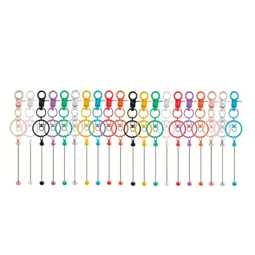 20-teiliges Schlüsselanhänger-Set aus Legierung, stabiler Karabinerverschluss, Schmuckherstellungs-Set für Schlüsselanhänger und Bastelbedarf, für den täglichen Gebrauch, personalisierbar 20-teiliges Schlüsselanhänger-Set aus Legierung, stabiler Karabinerverschluss, Schmuckherstellungs-Set für Schlüsselanhänger und Bastelbedarf, für den täglichen Gebrauch, personalisierbar von DIEKE