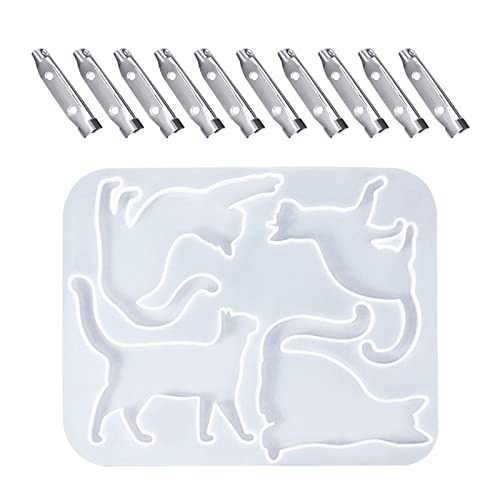 3D-Cartoon-Form für Silikon-Brosche, Epoxidharz, Bastelzubehör für Anhänger, Schmuck, Schlüsselanhänger von DIEKE