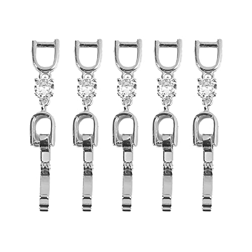 5 Stück/Set Halskette Verlängerungsverschlüsse Ketten mit Kristall für Strass Verschlüsse Verlängerungsketten Verbinder für W 5 Stück/Set Halskette Verlängerungsverschlüsse Ketten mit Kristall für Strass Verschlüsse Verlängerungsketten Verbinder für W von DIEKE