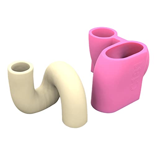 Blumentopf-Silikonform, Stifthalter, Formen, Schmuckguss für Epoxidharz, U-förmige Säulenvasenform von DIEKE