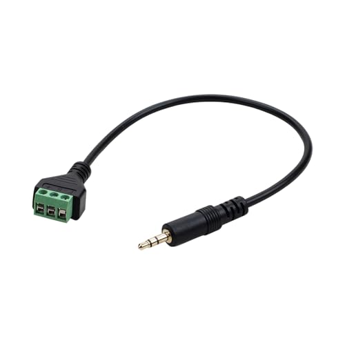 DIEKE 30 Cm 1/8 Zoll TRSS Sound Stecker Bis 3 Pin Klemmen Adapter Für Erweiterte Signale Signale Stabilität Und Einfache Installation Keine Lötstereo Klangadapterkabel DIEKE 30 Cm 1/8 Zoll TRSS Sound Stecker Bis 3 Pin Klemmen Adapter Für Erweiterte Signale Signale Stabilität Und Einfache Installation Keine Lötstereo Klangadapterkabel von DIEKE