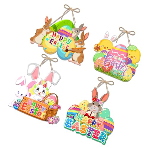 DIEKE 4 Stück Frühlingsfeiertage Hängeschild Ornament Tür Hängeschild für Haustür Wand Home Party Dekoration Innen- und Außendekoration DIEKE 4 Stück Frühlingsfeiertage Hängeschild Ornament Tür Hängeschild für Haustür Wand Home Party Dekoration Innen- und Außendekoration von DIEKE