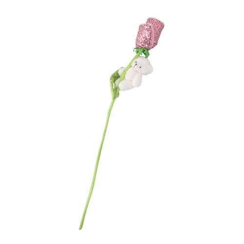 DIEKE Blume Bär geformt Plüsch Hochzeit Dekoration Stofftiere Plüsch für Kinder Verlobung und Jubiläen Home Schlafzimmer Dekoration von DIEKE