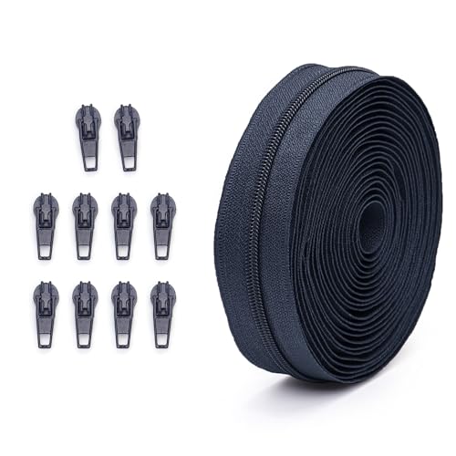DIEKE Nylon-Spiralreißverschlüsse #3, Reparatur-Kits, Reißverschlüsse, Schieber, Näh-Reißverschlüsse, Zubehör zum Nähen und Basteln DIEKE Nylon-Spiralreißverschlüsse #3, Reparatur-Kits, Reißverschlüsse, Schieber, Näh-Reißverschlüsse, Zubehör zum Nähen und Basteln von DIEKE