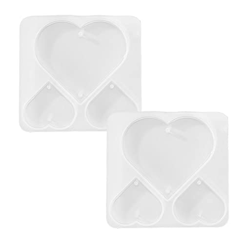 Epoxidharz-Form mit Herzen, Sternen, Wandbehang, Dekoration, Anhänger, Charms, Harzgussformen für Perlen, Vorhang von DIEKE