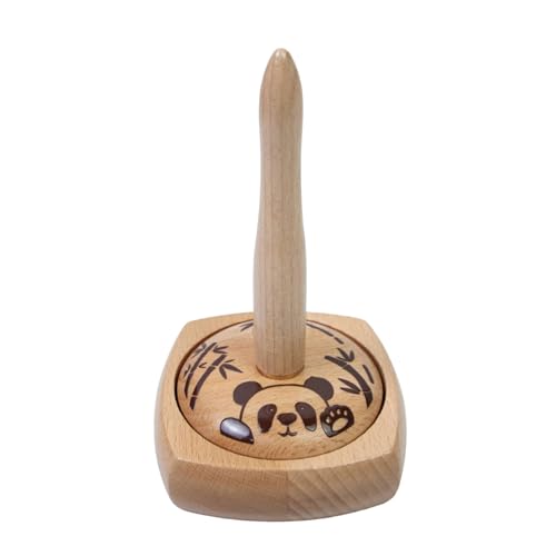 Garnhalter Spender für Häkelbälle zum Stricken von Holzfaden, Spindelspender, Wollwickler zum Stricken von DIEKE
