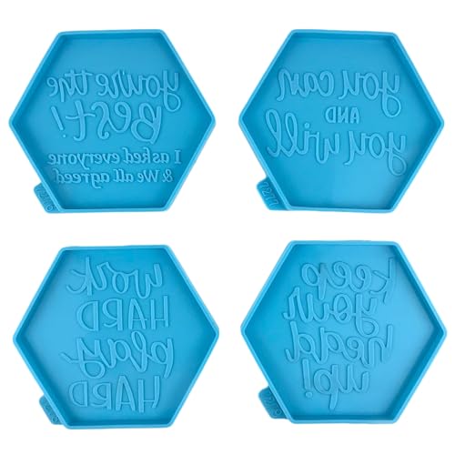 Glänzende Silikonformen mit sechseckigen Buchstaben, Wandbehang, Schlüsselanhänger, Schmuck, Epoxidharz, Bastelformen Glänzende Silikonformen mit sechseckigen Buchstaben, Wandbehang, Schlüsselanhänger, Schmuck, Epoxidharz, Bastelformen von DIEKE