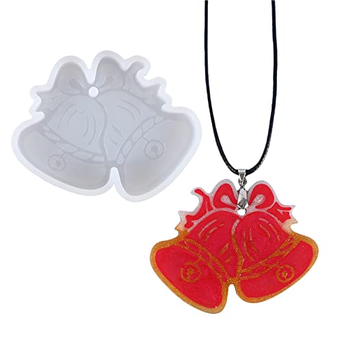 Glänzende Weihnachts-Serie, Ornamente, Silikon, Epoxidharz, Schlüsselanhänger, Anhänger, Schmuck zum Basteln von DIEKE