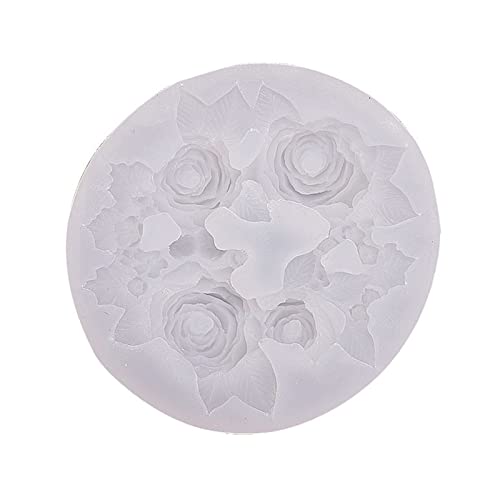 Handgefertigte Silikonform für Blumenschmuck, Epoxidharz, Rosenform, Schmuckherstellung, Werkzeug, Ohrringe, Anhänger von DIEKE