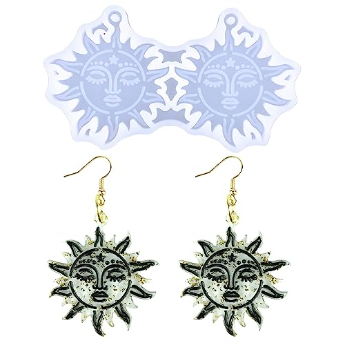 Ohrring-Epoxidharz-Form, Silikon-Ohrring-Form, handgefertigt, Damen, Schmuck, Harz-Silikonformen für Harzschmuckherstellung von DIEKE