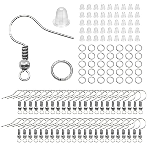 Ohrringhaken, Ohrringherstellung, Zubehör mit Ohrdrähten, Fischhaken, Ohrring-Verschlüsse für Schmuckherstellung Ohrringhaken, Ohrringherstellung, Zubehör mit Ohrdrähten, Fischhaken, Ohrring-Verschlüsse für Schmuckherstellung von DIEKE