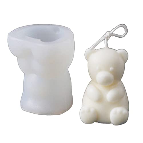 Silikonform mit kleinen Bären, Kunstharz, Epoxidharz, Basteln, Ornament, Schmuckherstellungswerkzeug von DIEKE