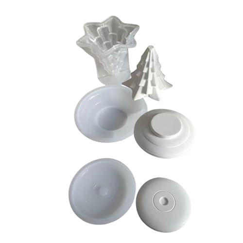 Weihnachtsbaum-Halter, Silikonformen, Epoxidharz, Kerzenständer, Gips für die Herstellung von Weihnachtsbaum, Kerzenständer, Silikon, Epoxidharz von DIEKE