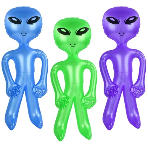 3 PCS Alien Aufblasbar, 45 CM Halloween Alien Aufblasbar, Alien Partydekorationen, Alien Ballon, Geeignet für Halloween-Alien-Partys, Wissenschaftsmuseumsausstellungen und Dekorationen 3 PCS Alien Aufblasbar, 45 CM Halloween Alien Aufblasbar, Alien Partydekorationen, Alien Ballon, Geeignet für Halloween-Alien-Partys, Wissenschaftsmuseumsausstellungen und Dekorationen von DIELIANHUA