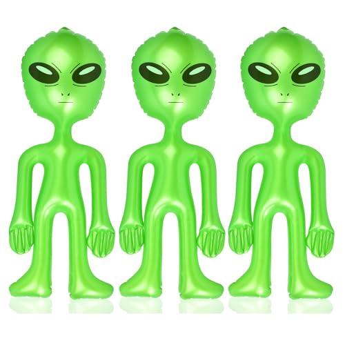 3 PCS Alien Aufblasbar, 55CM Halloween Alien Aufblasbar, Aliens Partydekorationen, Aliens Ballon, Geeignet für Halloween, Weltraum-Mottopartys, Dekorationen für Wissenschaftsmuseen 3 PCS Alien Aufblasbar, 55CM Halloween Alien Aufblasbar, Aliens Partydekorationen, Aliens Ballon, Geeignet für Halloween, Weltraum-Mottopartys, Dekorationen für Wissenschaftsmuseen von DIELIANHUA