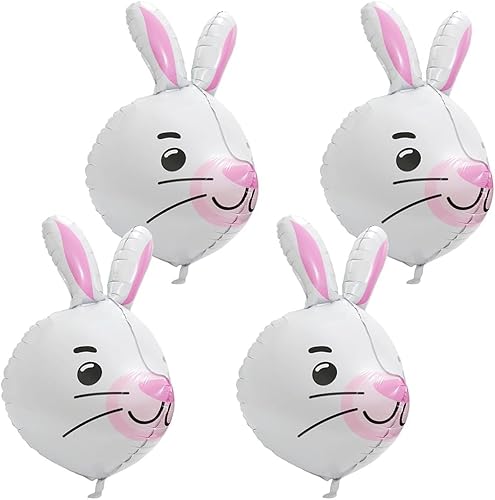 4 PCS Ballon Osterhase,Helium Hasen Ballon,balloon Kaninchen,Folienballon Hase,Passend Für Osterdeko, Osterparty, Kindergeburtstag/B 4 PCS Ballon Osterhase,Helium Hasen Ballon,balloon Kaninchen,Folienballon Hase,Passend Für Osterdeko, Osterparty, Kindergeburtstag/B von DIELIANHUA
