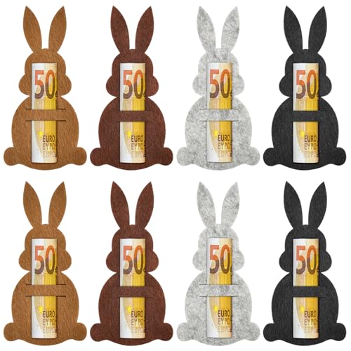 DIELIANHUA 8 PCS Verpackung Geldgeschenk Ostern, Ostern Geldgeschenk Filz, Geschenkverpackung für Ostern, Ideal Zum Verpacken Von Oster-Geldscheingeschenken, Aus Filz, Witzige Osterdekoration/B DIELIANHUA 8 PCS Verpackung Geldgeschenk Ostern, Ostern Geldgeschenk Filz, Geschenkverpackung für Ostern, Ideal Zum Verpacken Von Oster-Geldscheingeschenken, Aus Filz, Witzige Osterdekoration/B von DIELIANHUA