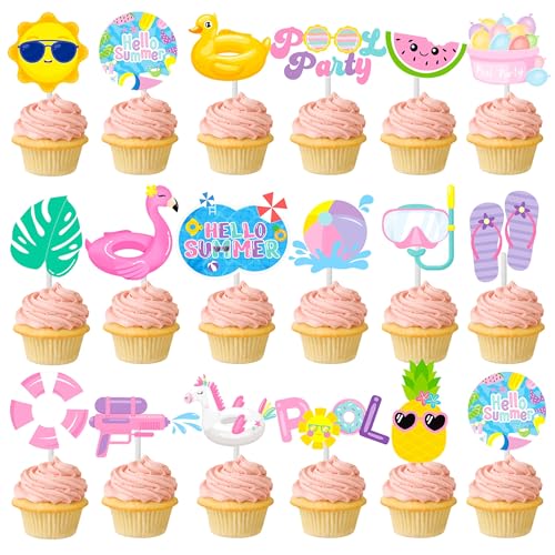 36 Stück Hawaii Strand Pool Cake Toppers, Sommer Strand Pool Tortendeko, Sommerfrüchte Kuchen Deko Tortendeko, Pool Party Decoration, Party Dekoration Hawaii, Kuchen Picks für den Sommer 36 Stück Hawaii Strand Pool Cake Toppers, Sommer Strand Pool Tortendeko, Sommerfrüchte Kuchen Deko Tortendeko, Pool Party Decoration, Party Dekoration Hawaii, Kuchen Picks für den Sommer von DIELOVEHUA
