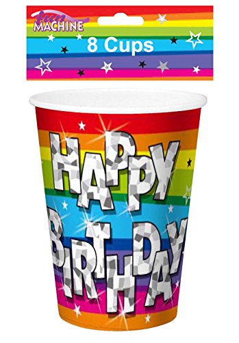 DIGITAL SPOT Funky Geburtstagsparty-Becher für Kinder, 22,9 cm, 8 Stück DIGITAL SPOT Funky Geburtstagsparty-Becher für Kinder, 22,9 cm, 8 Stück von DIGITAL SPOT