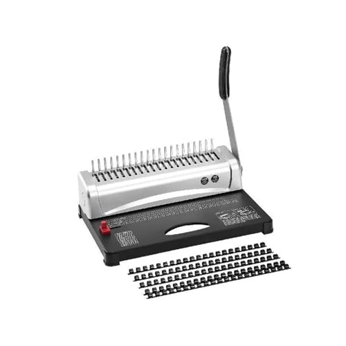 Bindemaschine, Bindemaschine Kammbindemaschine 21 Löcher Bindung 450 Blätter Buchbindermaschine mit 100 PCS 3/8 '' Kammrücken Bindemaschine, Bindemaschine Kammbindemaschine 21 Löcher Bindung 450 Blätter Buchbindermaschine mit 100 PCS 3/8 '' Kammrücken von DIGNIFE