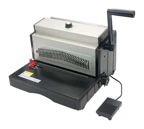 Bindemaschine, ET8707 A3 A4 14,3mm Draht 3:1 Elektrische Stanz Bindemaschine Locher Maschine Einstellbare Puncher Papier Punch A5 Bindemaschine, ET8707 A3 A4 14,3mm Draht 3:1 Elektrische Stanz Bindemaschine Locher Maschine Einstellbare Puncher Papier Punch A5 von DIGNIFE