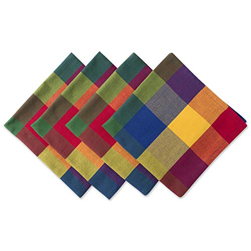 DII 100% Baumwolle Karierte Tischservietten-Kollektion, Set, Sommer-Karo, 4 Stück DII 100% Baumwolle Karierte Tischservietten-Kollektion, Set, Sommer-Karo, 4 Stück von DII