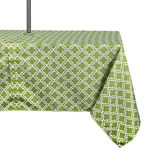 DII 100% Polyester, auslaufsicher, maschinenwaschbar 60x84 w/Zipper Green Lattice von DII