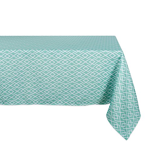 DII 100% Polyester, auslaufsicher, maschinenwaschbar Tischdecke 60x84 Aqua Diamond DII 100% Polyester, auslaufsicher, maschinenwaschbar Tischdecke 60x84 Aqua Diamond von DII