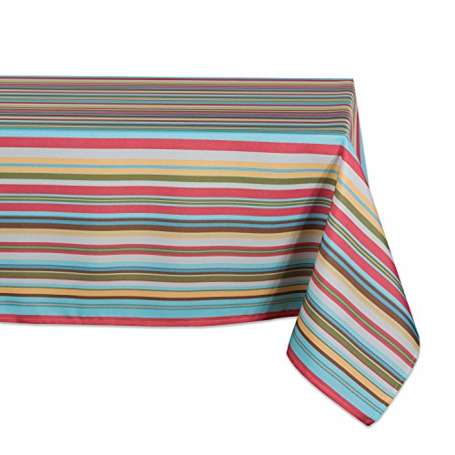 DII Für den Innen-und Außenbereich geeignet Vielseitig verwendbar, maschinenwaschbar, gestreift, Polyester, Sommerdruck, 84" x 60" (Rectangular) DII Für den Innen-und Außenbereich geeignet Vielseitig verwendbar, maschinenwaschbar, gestreift, Polyester, Sommerdruck, 84" x 60" (Rectangular) von DII