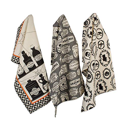DII Halloween Hand Towels for The Kitchen Dekoratives Geschirrtuch-Set mit Spooky & Fun aus Baumwolle, Hocus Pocus, 18x28, 3 DII Halloween Hand Towels for The Kitchen Dekoratives Geschirrtuch-Set mit Spooky & Fun aus Baumwolle, Hocus Pocus, 18x28, 3 von DII