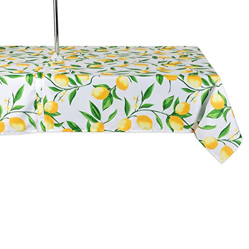 DII Lemon Bliss Outdoor Tabletop Collection Schmutzabweisend und wasserdicht, Polyester, 60x84 w/Zipper DII Lemon Bliss Outdoor Tabletop Collection Schmutzabweisend und wasserdicht, Polyester, 60x84 w/Zipper von DII