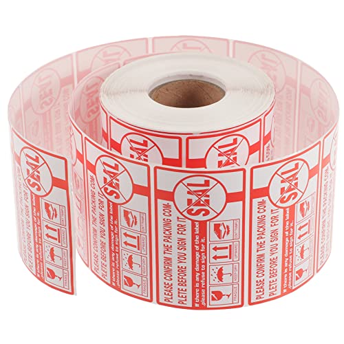 DIKACA 1 Rolle Äußeres Kartonetikett Aufkleber Selbstklebendes Etikett Packband Klar Warnetiketten Für Versandverpackungen Warnetiketten Auf Verpackungen Versandwarnlabels Papier DIKACA 1 Rolle Äußeres Kartonetikett Aufkleber Selbstklebendes Etikett Packband Klar Warnetiketten Für Versandverpackungen Warnetiketten Auf Verpackungen Versandwarnlabels Papier von DIKACA