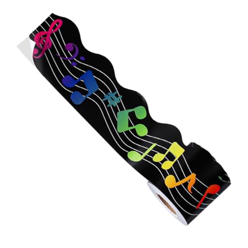 DIKACA 1 Rolle Aufkleber mit Musikrand deko gerollter Pinnwandaufkleber Tafelränder Aquarell-Pinnwand mit geradem Rand Aufkleber zum Thema Musik Wandtattoos Kupferplattenaufkleber DIKACA 1 Rolle Aufkleber mit Musikrand deko gerollter Pinnwandaufkleber Tafelränder Aquarell-Pinnwand mit geradem Rand Aufkleber zum Thema Musik Wandtattoos Kupferplattenaufkleber von DIKACA