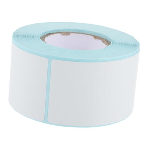 DIKACA 1 Rolle Barcode Druckpapieraufkleber Thermoetiketten Aufkleberetiketten Selbstklebende Etiketten Zum Beschriften Versandetiketten Linerless Etiketten von DIKACA
