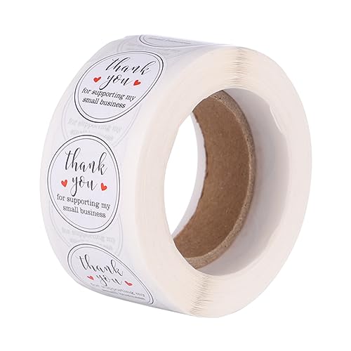 DIKACA 1 Rolle Geschenkaufkleber Klebstoff Runde Dankesaufkleber Aufkleber-Etiketten Stichworte Schild thank you sticker Handwerksaufkleber Verpackungsetikett backen Aufkleber verpacken DIKACA 1 Rolle Geschenkaufkleber Klebstoff Runde Dankesaufkleber Aufkleber-Etiketten Stichworte Schild thank you sticker Handwerksaufkleber Verpackungsetikett backen Aufkleber verpacken von DIKACA