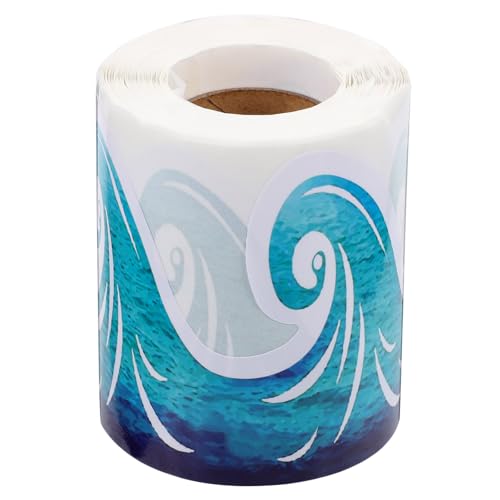 DIKACA 1 Rolle Wasserdichtes Kleberaufkleber Dekoration trimmen Randpapier für das Klassenzimmer Planke Tafel scrapbook scheckheft Pinnwand- abnehmbares Randpapier Kupferplatte Blue DIKACA 1 Rolle Wasserdichtes Kleberaufkleber Dekoration trimmen Randpapier für das Klassenzimmer Planke Tafel scrapbook scheckheft Pinnwand- abnehmbares Randpapier Kupferplatte Blue von DIKACA