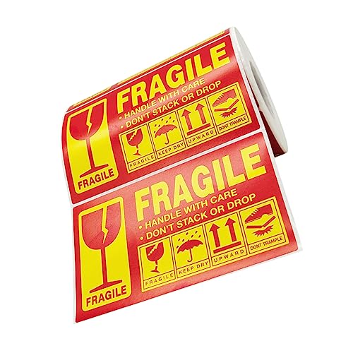 DIKACA 1 Rolle Zerbrechliche Warnaufkleber Verpackung Zerbrechliches Etikett Pflege Vinyl Zerbrechliche Versandetiketten Aufkleber Für Versandhinweise Nicht Kupferplattenaufkleber DIKACA 1 Rolle Zerbrechliche Warnaufkleber Verpackung Zerbrechliches Etikett Pflege Vinyl Zerbrechliche Versandetiketten Aufkleber Für Versandhinweise Nicht Kupferplattenaufkleber von DIKACA