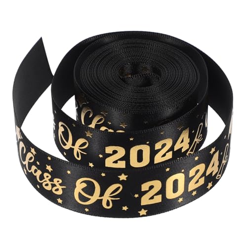DIKACA 1 Rolle verpackung Band Wickelband großes Eröffnungsband Blau grünes Band Glückwunschband Staffelungsband Herzlichen Glückwunsch, Absolventenbänder Paketband Polyester von DIKACA