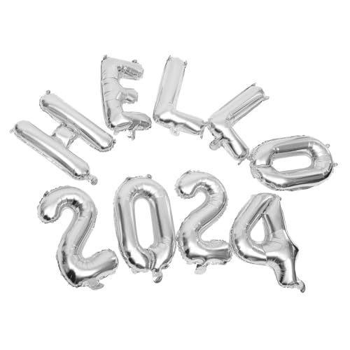 DIKACA 1 Satz 2024 Zahlenbriefballon Partygeschenke Für Das Neue Jahr Tischdekoration Aus Ballons Ballon Mit Großer Zahl Jahr Luftballons Folienballons Dekorationen Aluminiumfolie DIKACA 1 Satz 2024 Zahlenbriefballon Partygeschenke Für Das Neue Jahr Tischdekoration Aus Ballons Ballon Mit Großer Zahl Jahr Luftballons Folienballons Dekorationen Aluminiumfolie von DIKACA