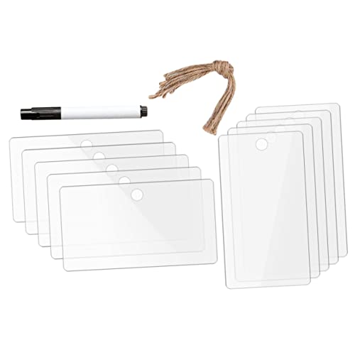 DIKACA 1 Satz Acryl-Etikett Dekoration leer Aufbewahrungsetiketten für Küche aufkleber Trocken abwischbare Etiketten für Lagerbehälter Speicherbehälter Beschriftungen Hanfseil Transparent DIKACA 1 Satz Acryl-Etikett Dekoration leer Aufbewahrungsetiketten für Küche aufkleber Trocken abwischbare Etiketten für Lagerbehälter Speicherbehälter Beschriftungen Hanfseil Transparent von DIKACA