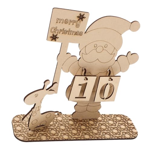 DIKACA 1 Satz Holzkalender -ornamente Countdown -kalender Weihnachtskalender Schmuck Adventskalender Party Weihnachten Tischkalender Kalender Aus Holz Holzhandwerksschmuck DIKACA 1 Satz Holzkalender -ornamente Countdown -kalender Weihnachtskalender Schmuck Adventskalender Party Weihnachten Tischkalender Kalender Aus Holz Holzhandwerksschmuck von DIKACA