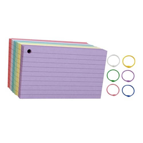 DIKACA 1 Satz Loseblattbuch schul sachen schulmaterial Lernkarten notenheft für Farbige Indexkarten notebooks Karteikarten klein Karteikarten zum Lernen Meeting-Notizbücher Papier DIKACA 1 Satz Loseblattbuch schul sachen schulmaterial Lernkarten notenheft für Farbige Indexkarten notebooks Karteikarten klein Karteikarten zum Lernen Meeting-Notizbücher Papier von DIKACA