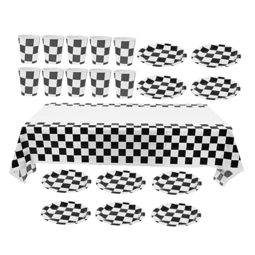 DIKACA 1 Satz Rennen -Tischdecke Set Partydekorationen Partybecher Rennparty-Dekorationen Partygeschirr Geburtstagsparty-Geschirr Partyplatte Festliche Pappteller Renn -Themenparty Papier DIKACA 1 Satz Rennen -Tischdecke Set Partydekorationen Partybecher Rennparty-Dekorationen Partygeschirr Geburtstagsparty-Geschirr Partyplatte Festliche Pappteller Renn -Themenparty Papier von DIKACA
