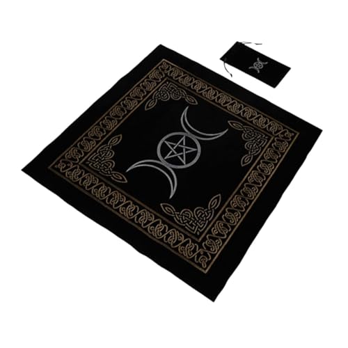 DIKACA 1 Set Tarot Aufbewahrungstasche Und Kartendeck Tarotkarten Für Anfänger Mit Handbuch Tarotdeck Orakeldecks Reiter Für Tischdekoration Altarabdeckung Tarotzubehör DIKACA 1 Set Tarot Aufbewahrungstasche Und Kartendeck Tarotkarten Für Anfänger Mit Handbuch Tarotdeck Orakeldecks Reiter Für Tischdekoration Altarabdeckung Tarotzubehör von DIKACA