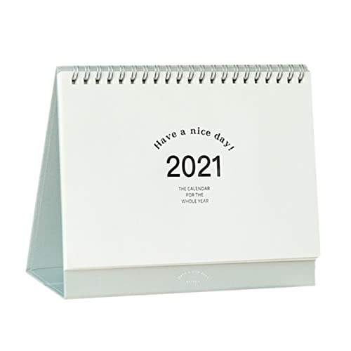 DIKACA 1 Stück 2021 Spiralkalender Buch Tischkalender Stehender Flip Desktop Kalender Stehender Tischkalender Stehende Staffelei Drehbarer Tischkalender 180 G Zufällige Farbe DIKACA 1 Stück 2021 Spiralkalender Buch Tischkalender Stehender Flip Desktop Kalender Stehender Tischkalender Stehende Staffelei Drehbarer Tischkalender 180 G Zufällige Farbe von DIKACA