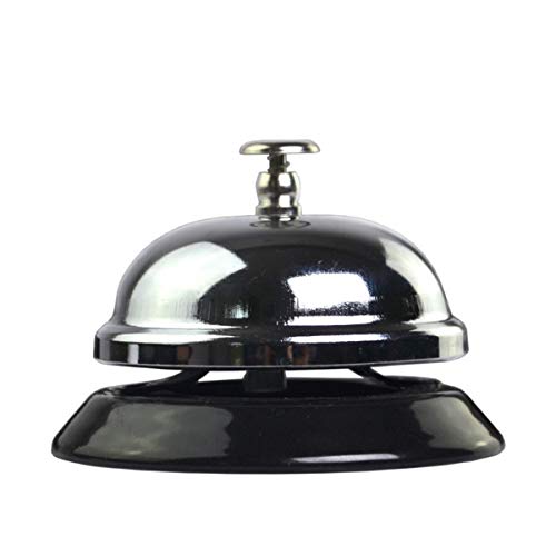 DIKACA 1 Stück Empfangsglocke Gold Glocken innen Service Telefon handglocke rezeptionsklingel tischglocke Restaurantglocke Silberfarben klassische Dienstklingel Mode-Rufglocke Silver DIKACA 1 Stück Empfangsglocke Gold Glocken innen Service Telefon handglocke rezeptionsklingel tischglocke Restaurantglocke Silberfarben klassische Dienstklingel Mode-Rufglocke Silver von DIKACA
