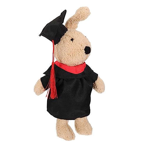 DIKACA 1 Stück Plüschspielzeugpuppe Hase Partyzubehör Abschlusspuppe Abschlusspuppendekoration Bastelpuppe Abschluss Handwerk Abschlussschmuck Heimdekoration PP Baumwolle DIKACA 1 Stück Plüschspielzeugpuppe Hase Partyzubehör Abschlusspuppe Abschlusspuppendekoration Bastelpuppe Abschluss Handwerk Abschlussschmuck Heimdekoration PP Baumwolle von DIKACA
