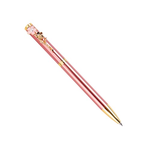 DIKACA 1 Stück neutraler Druckkugelschreiber büroartikel büromaterial bürozubehör Schreibwaren Pastell-Kugelschreiber Kugelschreiber aus Metall Kugelschreiber mit Farbverlauf Rosa von DIKACA