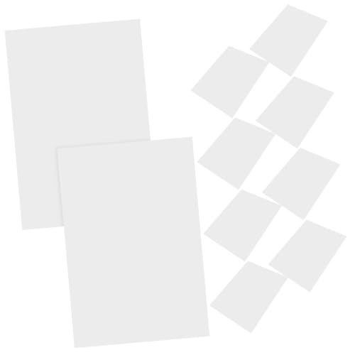 DIKACA 10 Blatt Plakatwand Ware Plakatkartonpapier Bulletin Poster Papier Plakatkarton-Masse Verkauf Lieferungen Preisschild für den Verkauf Preisschild für Laden Preisschilder Weiß von DIKACA