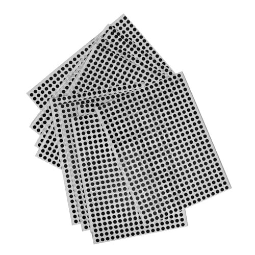 DIKACA 10 Blatt Runde Punktaufkleber Klebepunkte Schwarz Selbstklebend Klassifikation Etiketten für Büro Schule und Haushalt Sticker für Gläser Flaschen Kalender DIKACA 10 Blatt Runde Punktaufkleber Klebepunkte Schwarz Selbstklebend Klassifikation Etiketten für Büro Schule und Haushalt Sticker für Gläser Flaschen Kalender von DIKACA